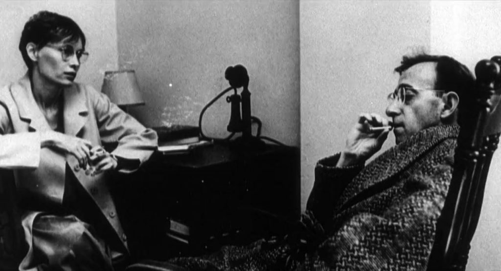 Woody Allen and Dianne Keaton reunite onscreen for Zelig.