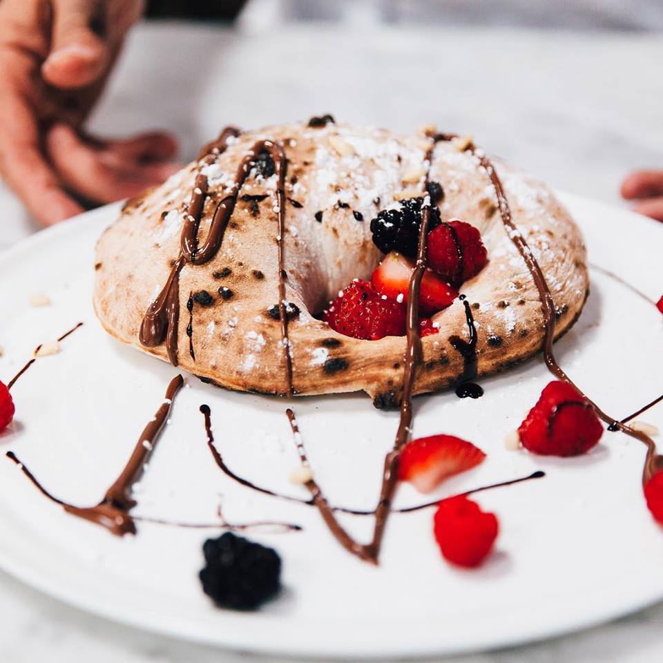 Or try the MidiCi's signature Nutella calzone with fresh berries. 