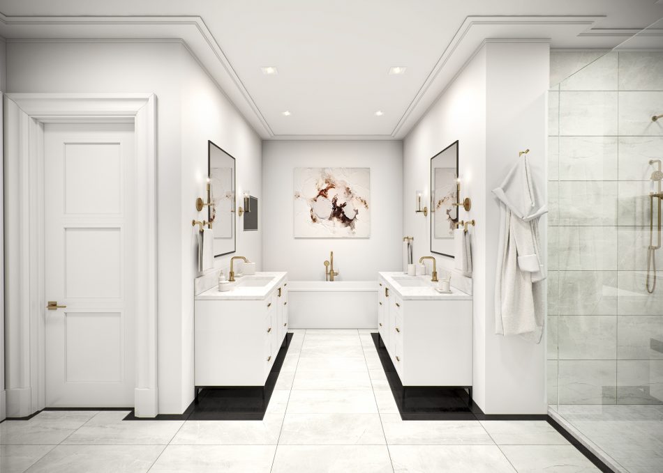 The Sophie knows bathrooms need to have a wow factor.