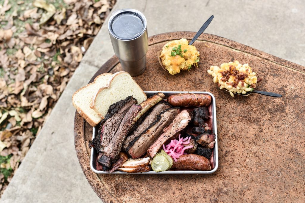 A beautiful spread at Truth BBQ