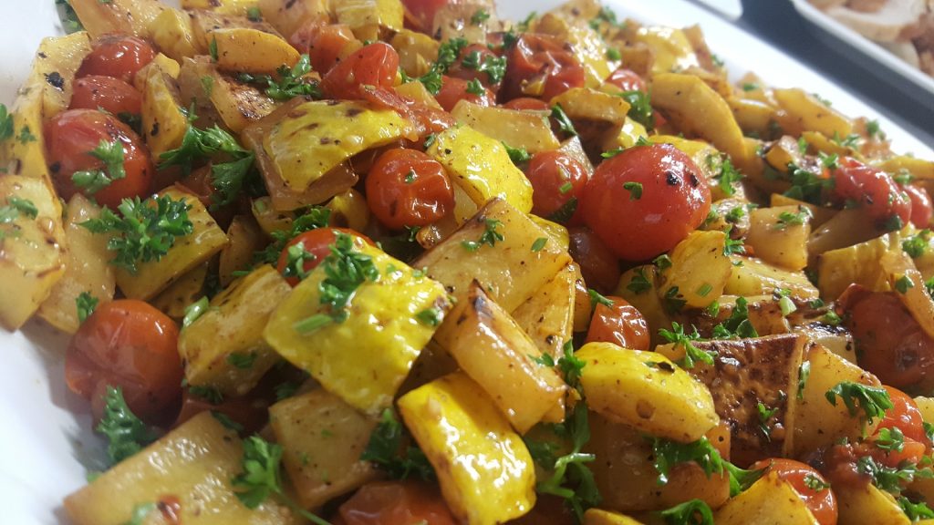 Tomato and summer squash
