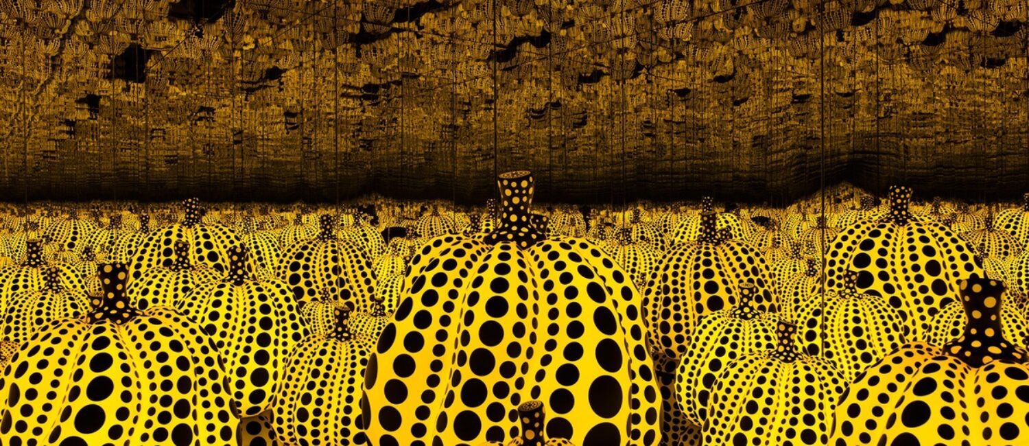 Yayoi Kusama's "All the Eternal Love I Have for the Pumpkins," - dallas museum of art