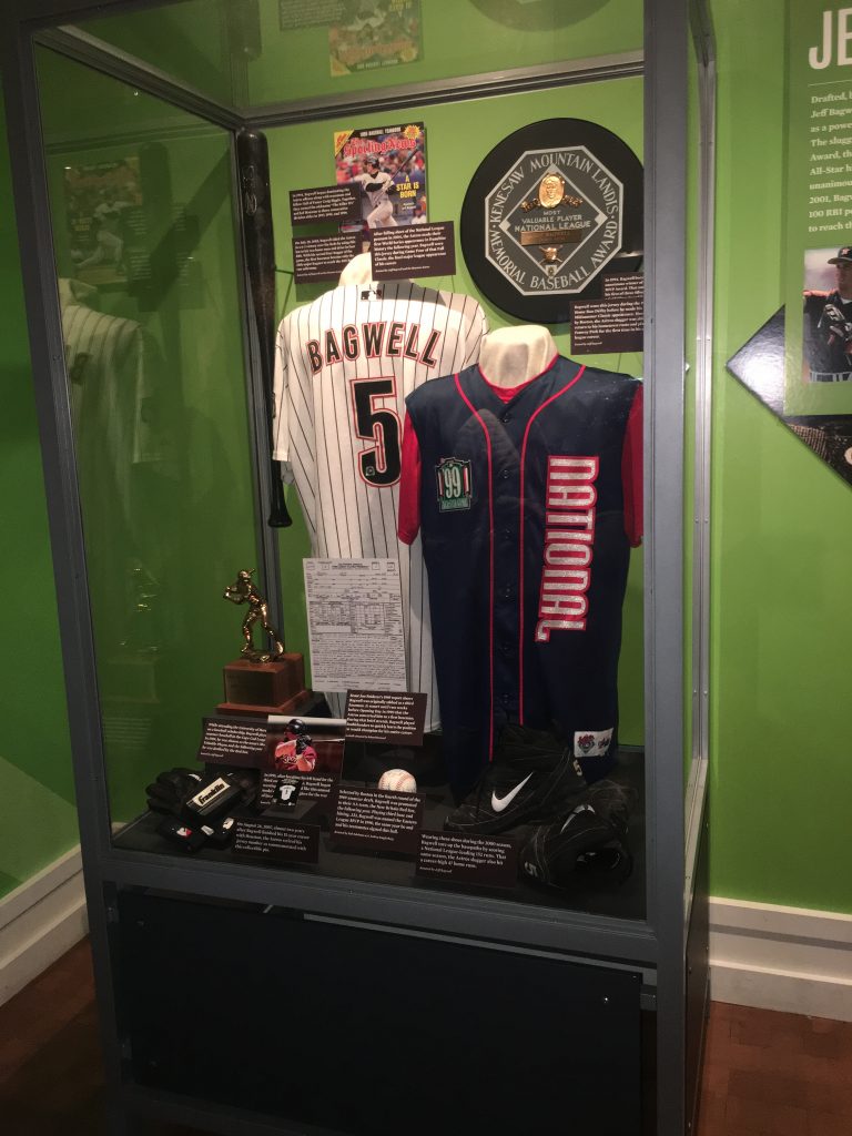 Jeff Bagwell's exhibit is already gleaming in the Baseball Hall of Fame.