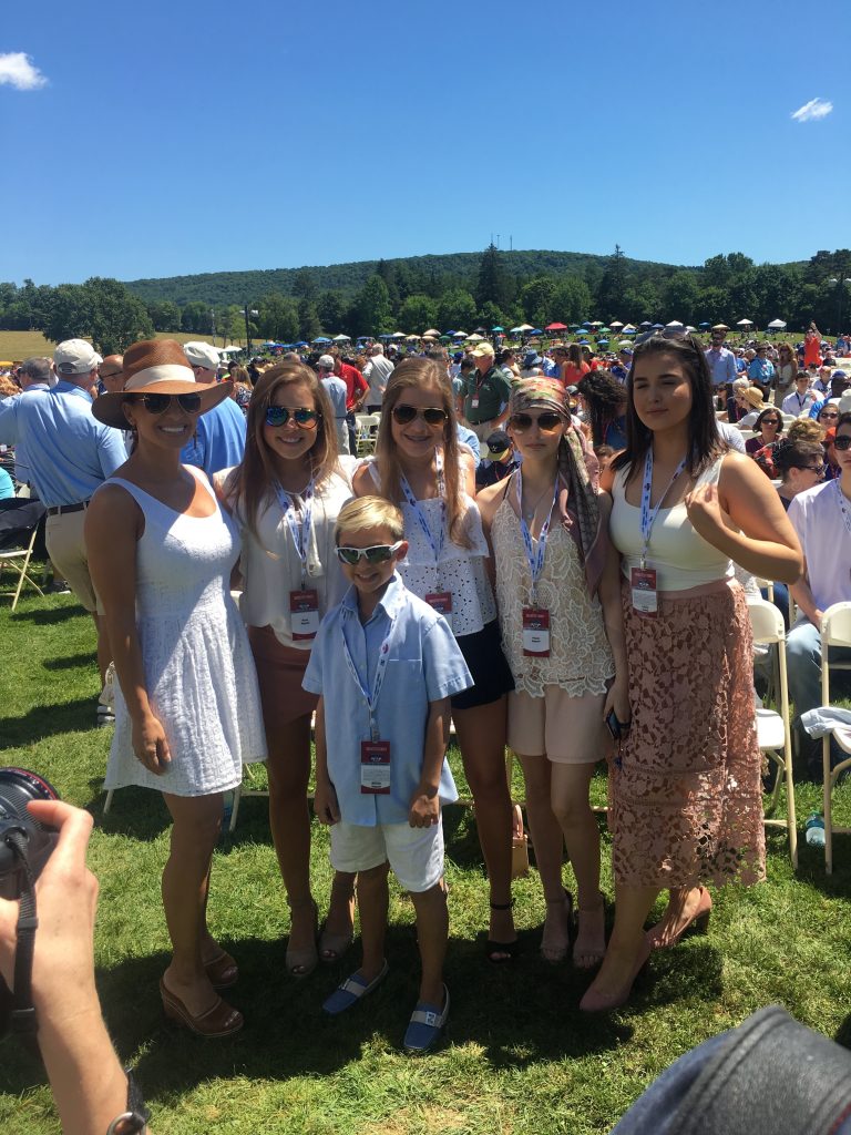Rachel, Bryce, Blake, Raquel, Lauryn and Max Bagwell