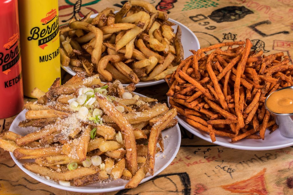 You'll also be able to indulge in Bernie's bevy of fries at the newest location. 