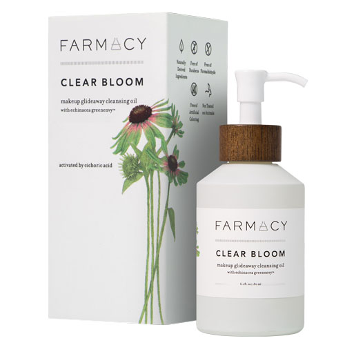 Farmacy's Clear Bloom Makeup Glideaway Cleansing Oil 