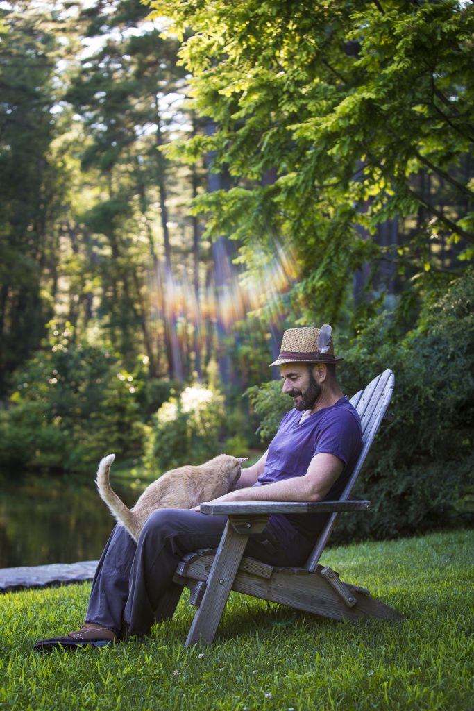 Farmacy co-founder Mark Veeder at his Forestburgh, New York home