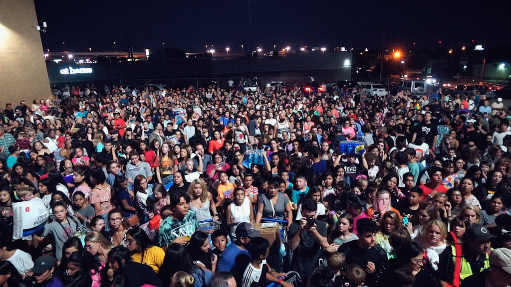 The Jake Paul supply meet-up in San Antonio