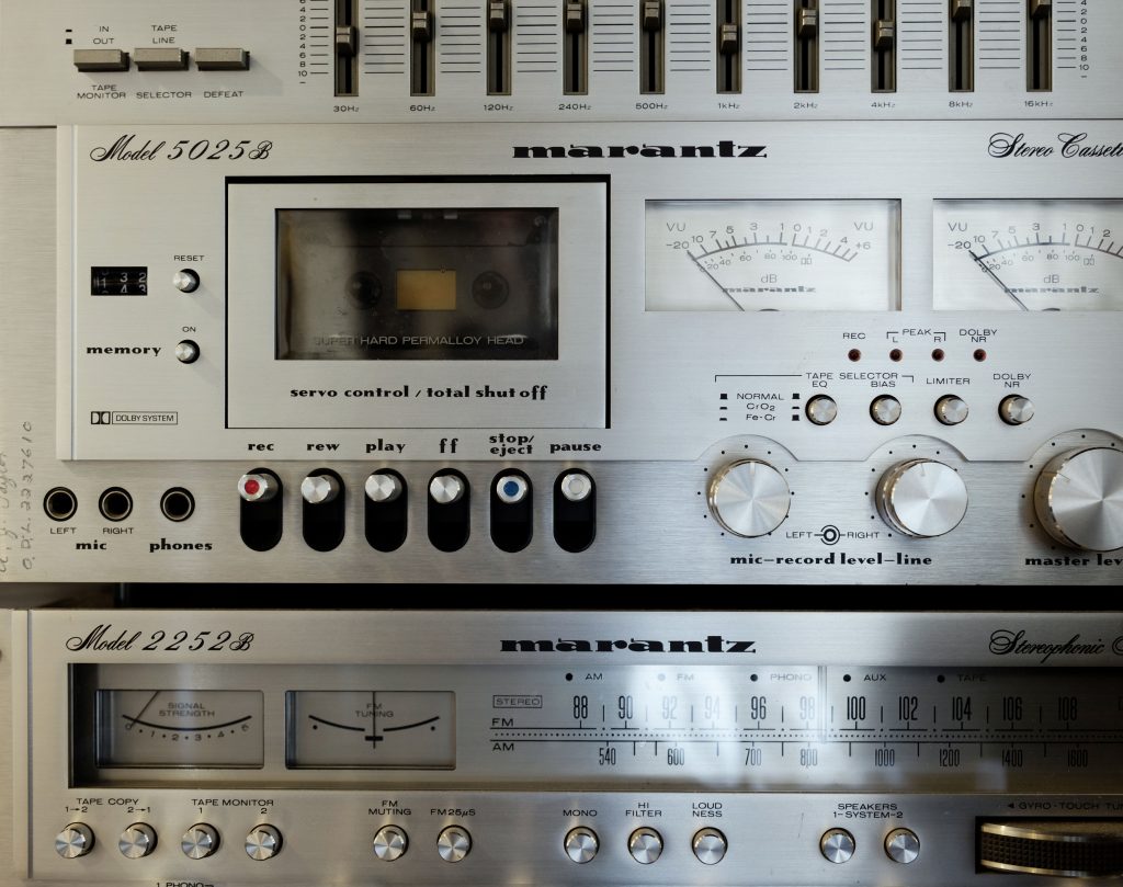 The sound system at Nobie's takes it way back. 