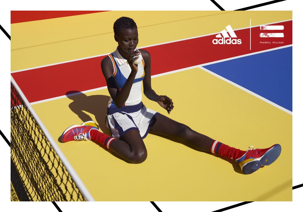 Legendary Rapper Puts Tennis Whites to Shame Colorful New Collection Evokes the Bold 1970s