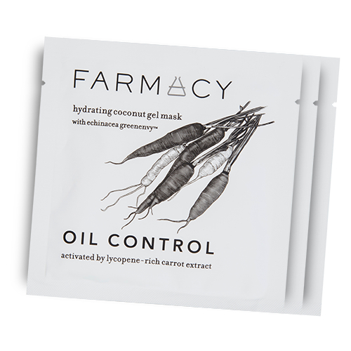 Looking for an oil control product? Try Farmacy's Hydrating Coconut Gel Mask. 