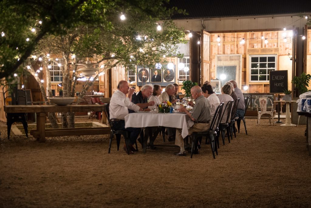 A Pop-Up dinner at The Compound (photo by Natalie Lacy Lange) 