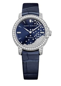 Harry Winston Midnight Diamond Drops 29mm Automatic 18K white-gold timepiece, $24,500