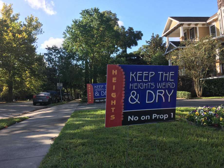 A committed opposition to ending The Heights' dry law remains.