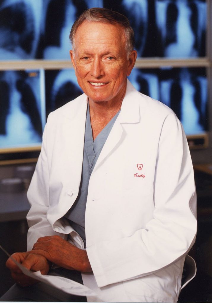 Hailed as "the very best heart surgeon who has ever lived" — Dr. Denton Cooley
