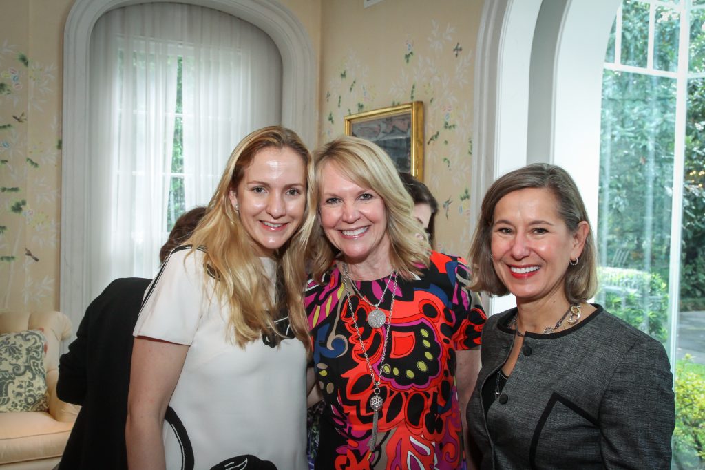 Touchdown for TEACH kick-off at Sarofim home