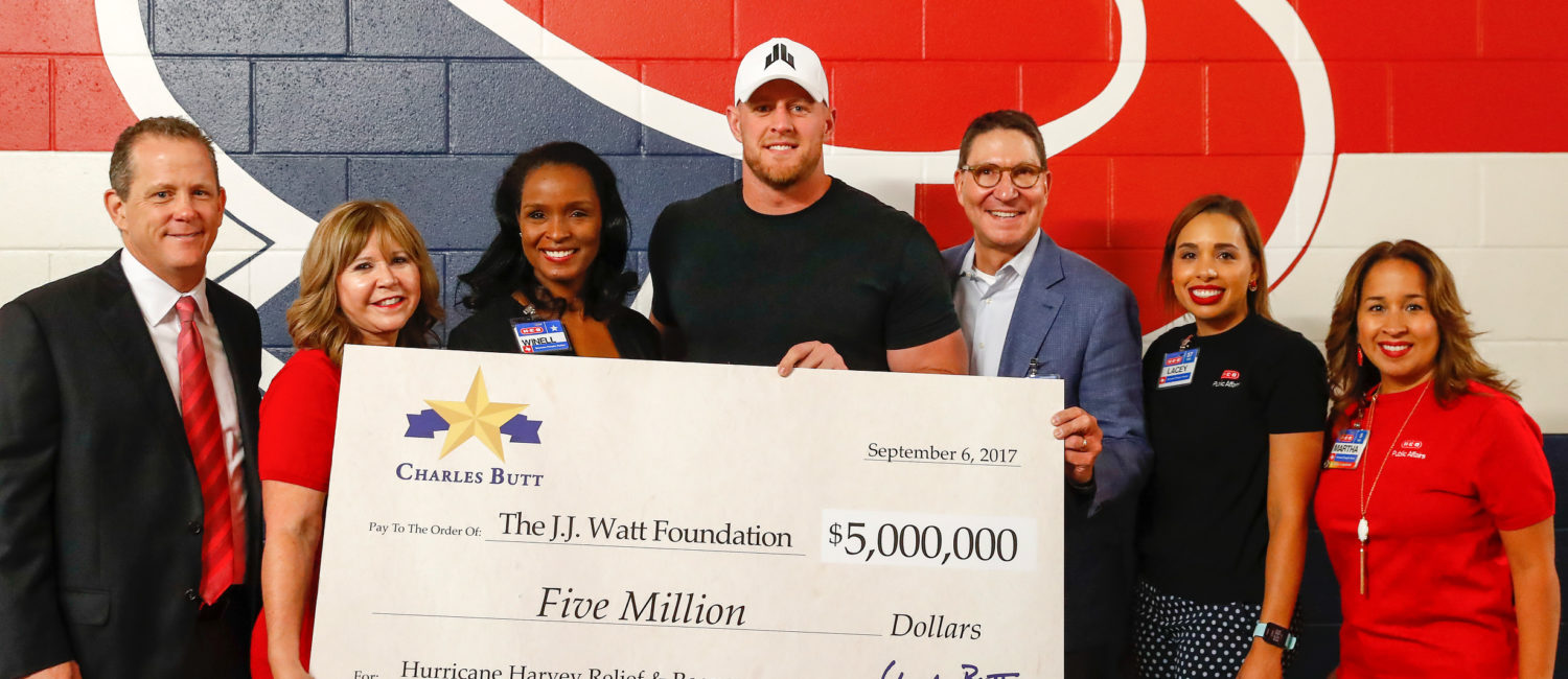 Jamey Rootes, Cyndy Garza-Roberts, Winell Herron, J.J. Watt, Scott McClelland, Lacey Dalcour Salas, Martha Barrera
