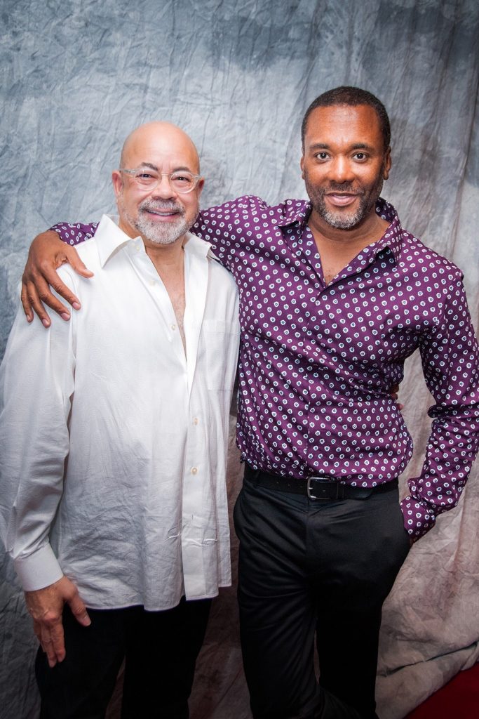 Lloyd Gite, honoree Lee Daniels at Houston Arts Alliance Gala, 2015 (Photo blackstylehouston.com)
