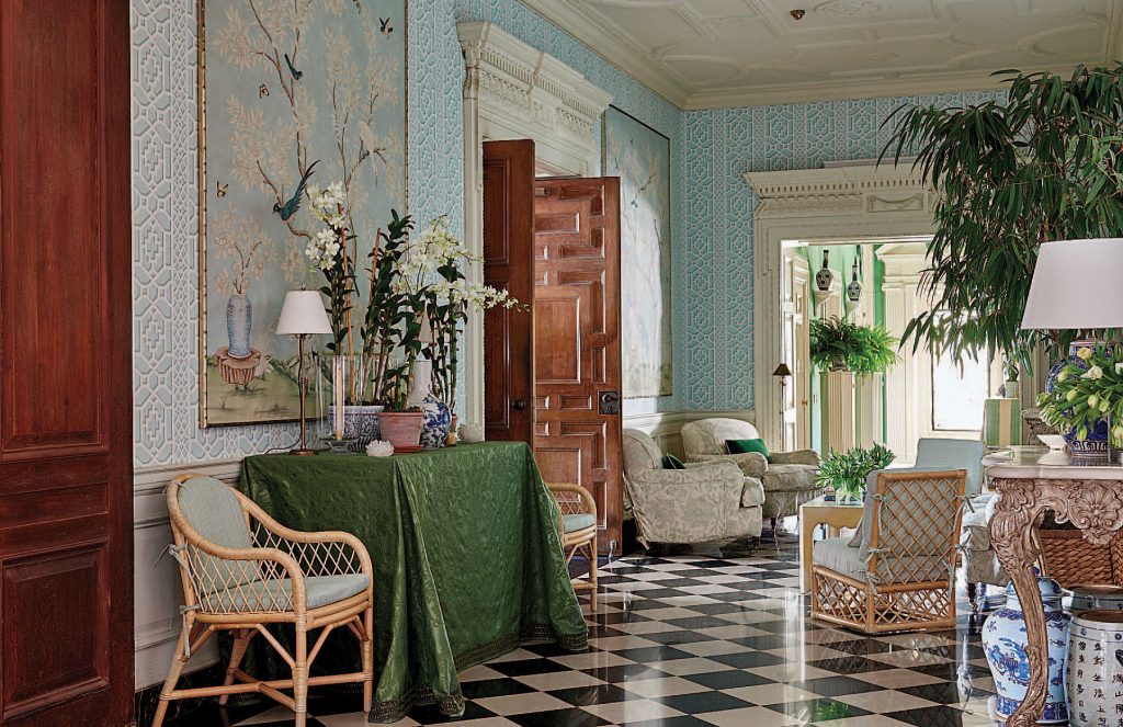 A room designed by Mark D. Sikes