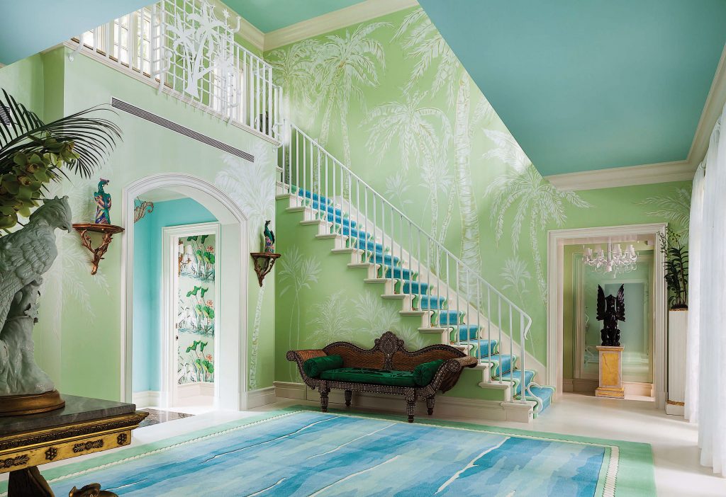 A room designed by Carleton Varney