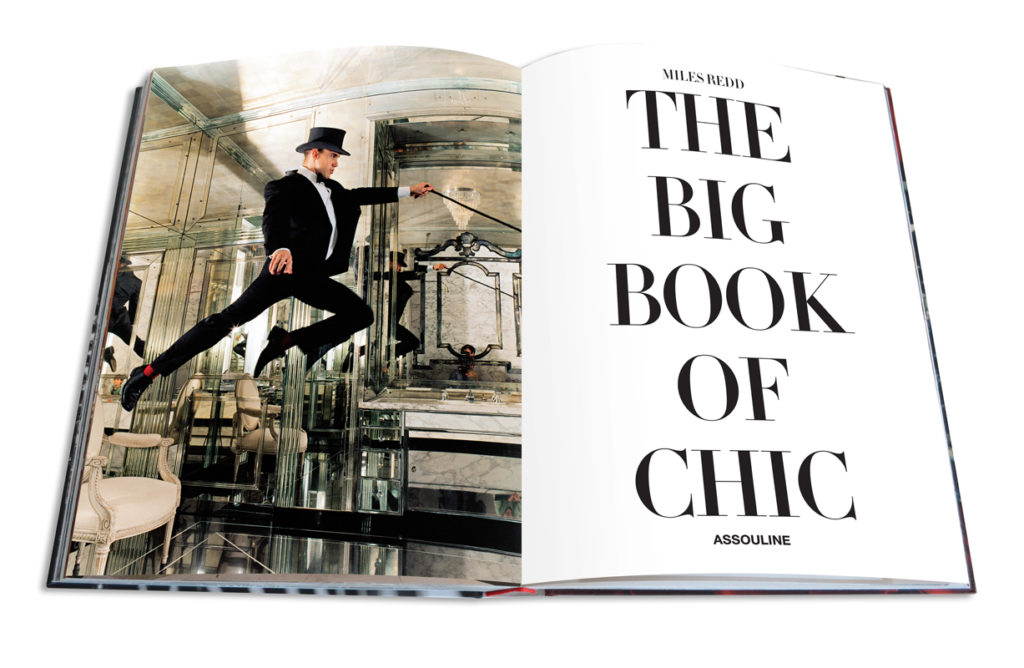 Miles Redd signs his classic book The Big Book of Chic in Dallas on October 4.