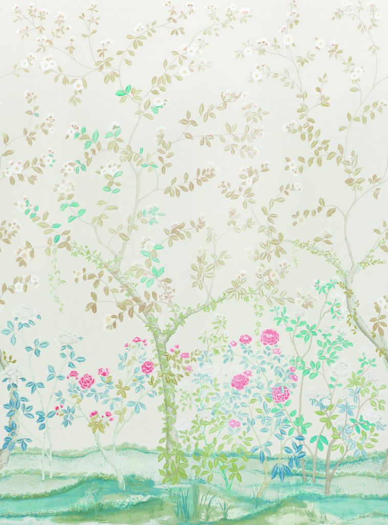 Madame de Pompadour in alabaster, Miles Redd II for Schumacher