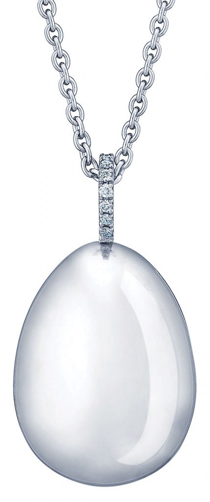 Fabergé Heritage Collection Simple White Gold Pendant