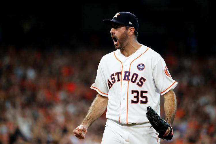 Astros ace Justin Verlander pitched the best game of the entire postseason — then celebrated with Kate Upton.