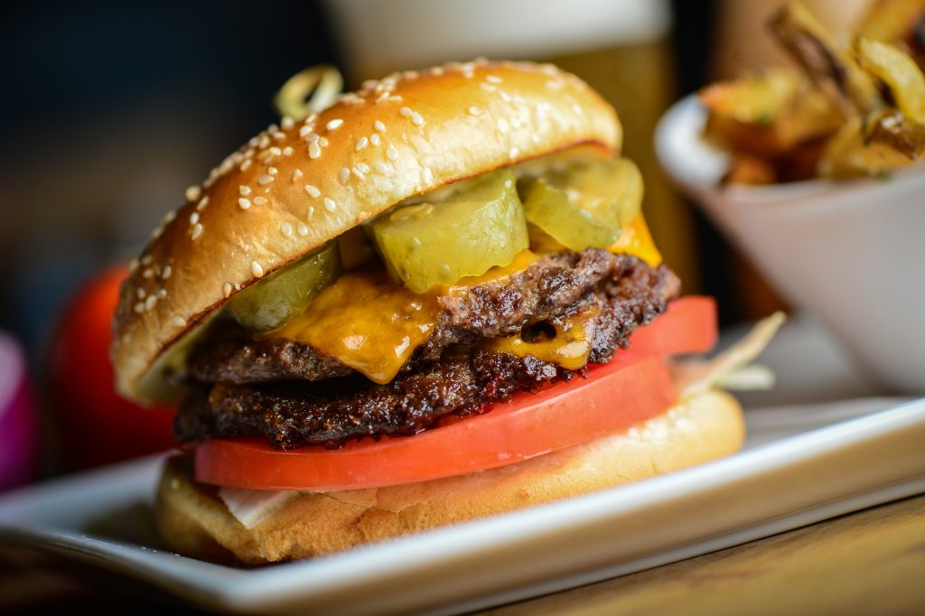 The BB Burger is a takeout treat.