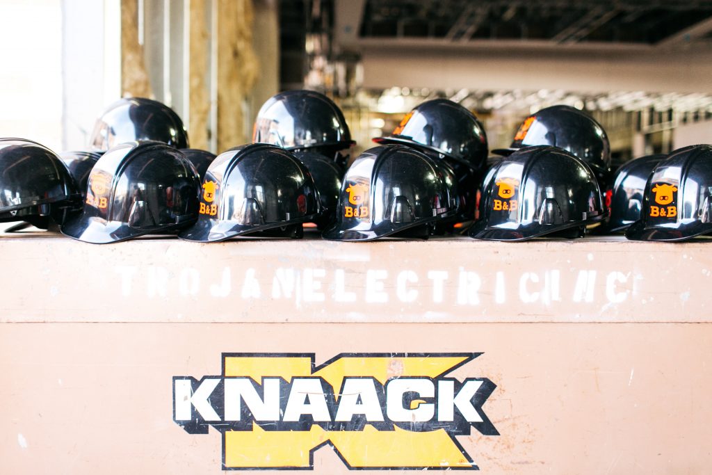 B&B Butchers opened its brand-new restaurant for a Hard Hat Social. 