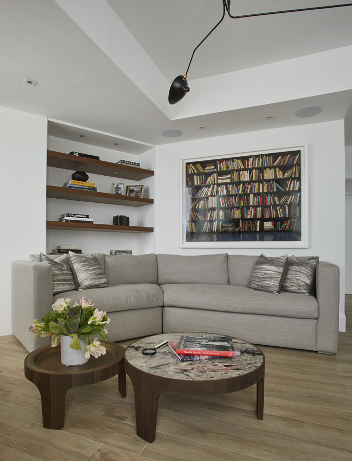 The winning entry for residential interior design — use of small space,
