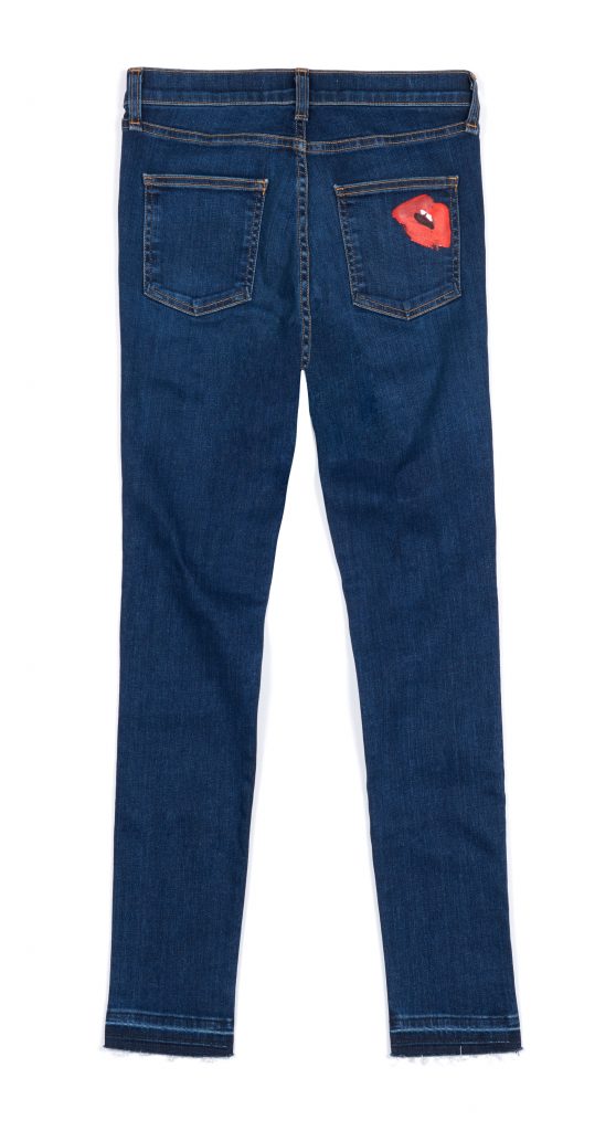 Debbie High-Rise with Lips, $298