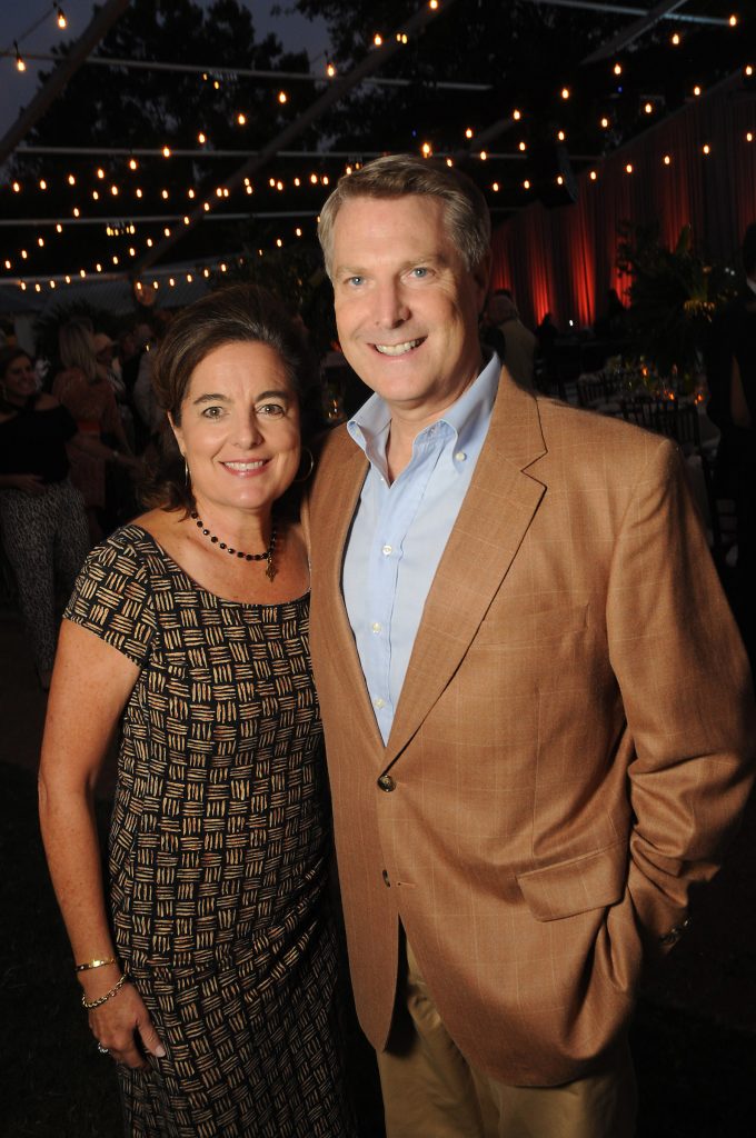 Jackie and Bill Cathriner at the Nature Conservancy's Houston Annual Conservation Gala at the Houston Polo Club Wednesday Oct. 18, 2017.(Dave Rossman Photo)