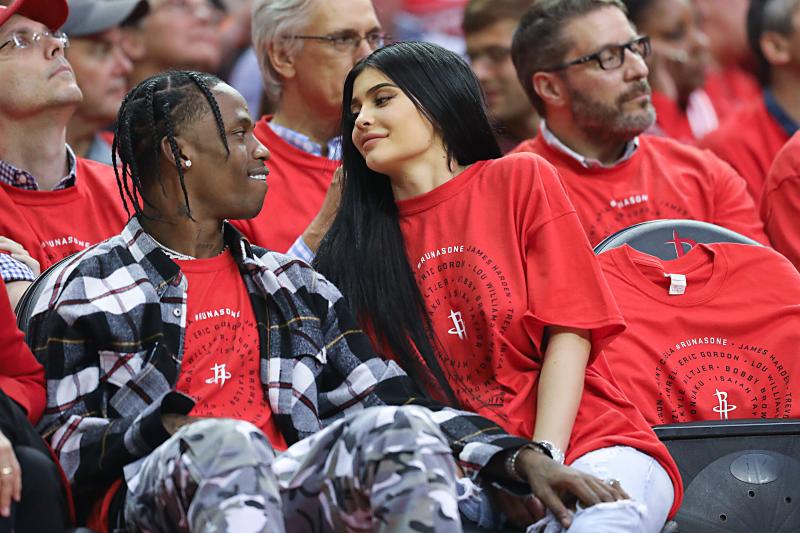 Travis Scott Turns Kylie Jenner On To Shipley's Donuts in