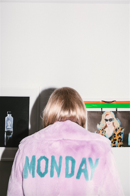 Suzanne Droese in the Droese PR office. 