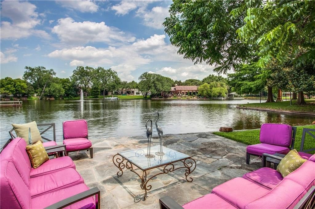 The home includes 0.6 acres of lush outdoor space. 