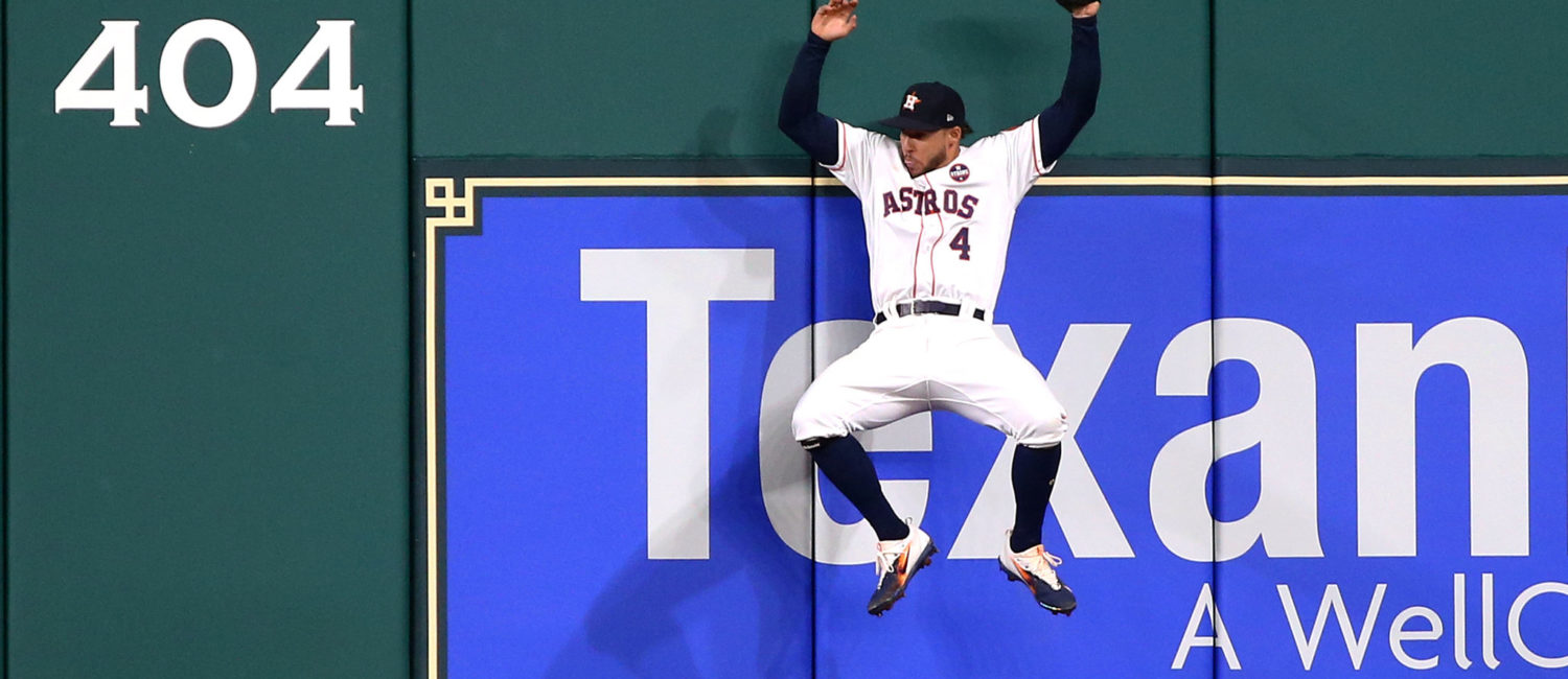 George Springer catch