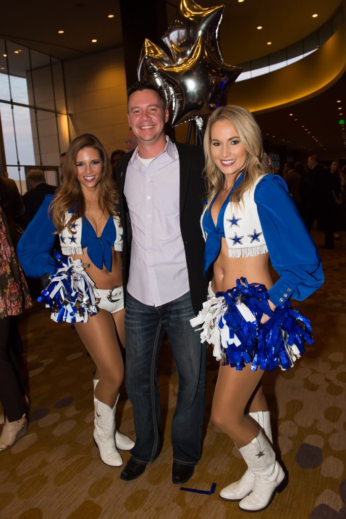 Keith Jones and Dallas Cowboys Cheerleaders 