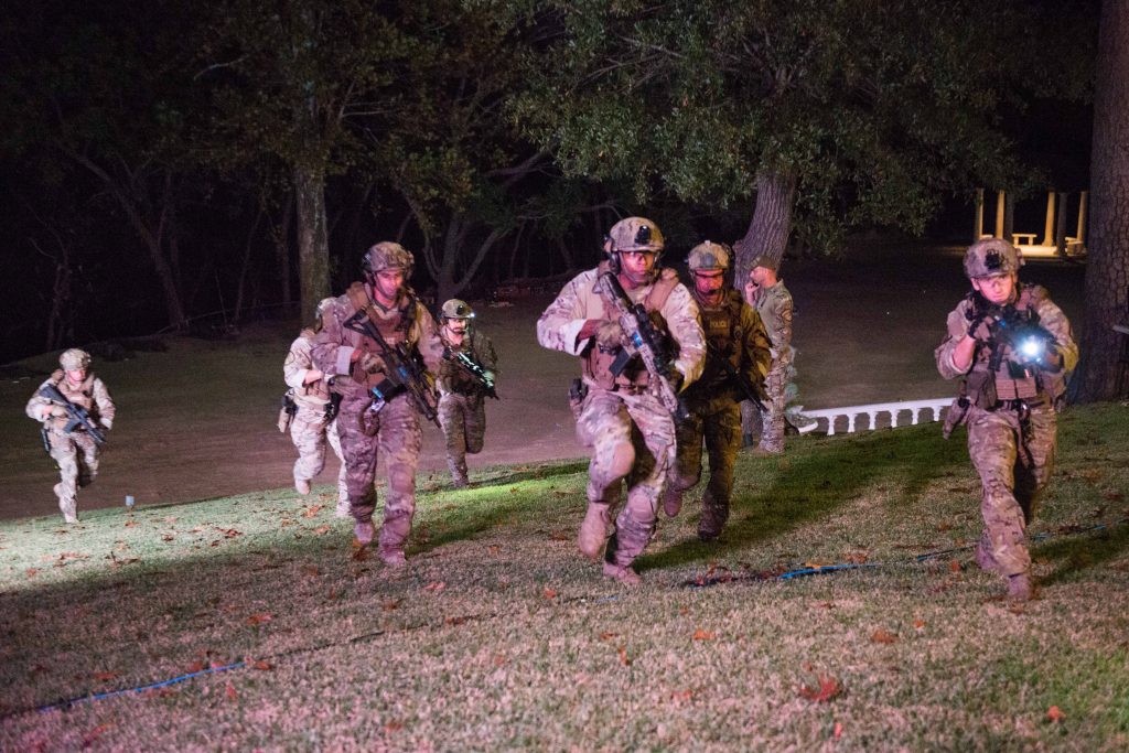 The True Blue Gala benefitting the Houston Police Foundation was held at the home of Tilman & Paige Fertitta. Several members of the Houston Rockets made a surprise appearance.