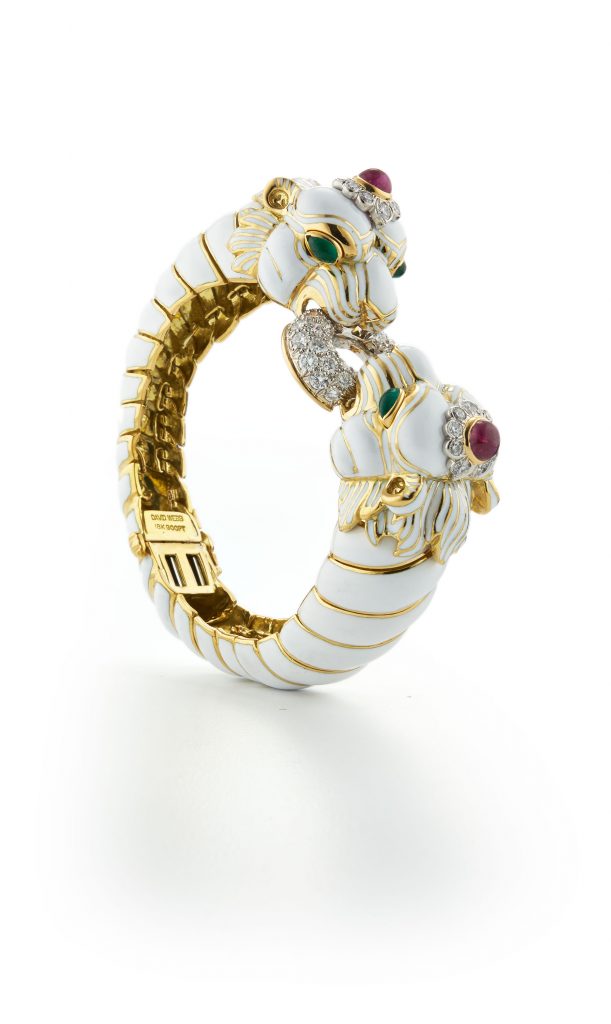 David Webb's distinctive jewels are making a return to Houston.