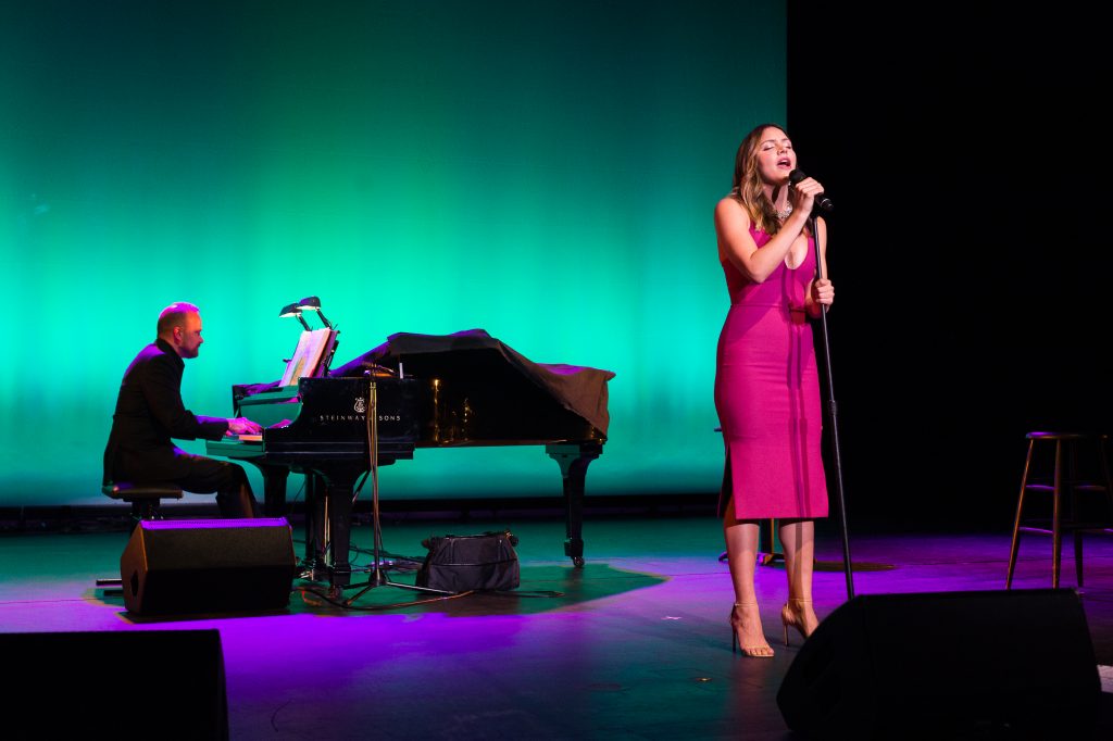 Katharine McPhee with pianist Doug Petty