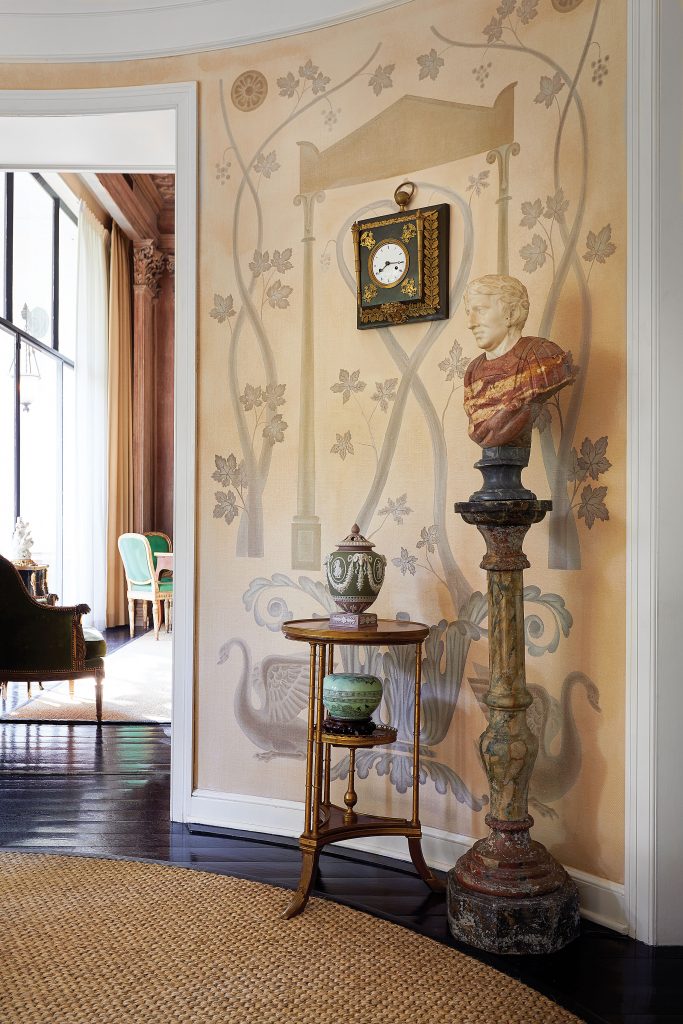 The dining room at the Minton house.