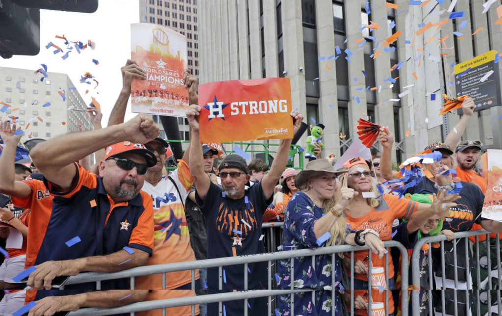 Moments from Houston Astros' World Series parade