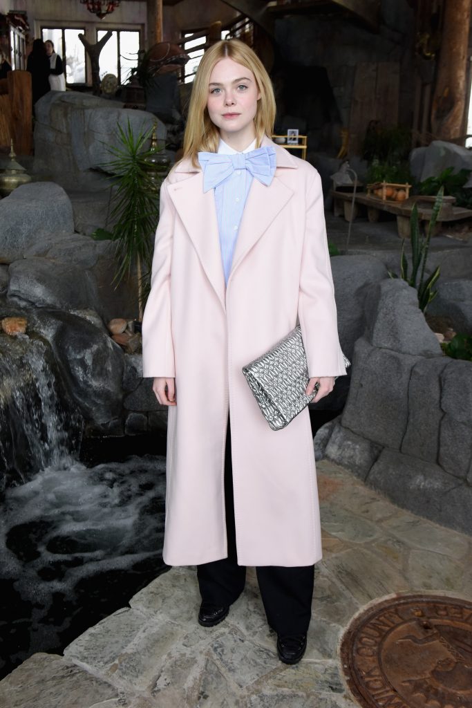 PARK CITY, UT - JANUARY 24:  Actress Elle Fanning attends Lunch Celebrating Films Powered By Women Hosted By Glamour's Cindi Leive And Girlgaze's Amanda de Cadenet During Sundance on January 24, 2017 in Park City, Utah.  (Photo by Vivien Killilea/Getty Images for Glamour)