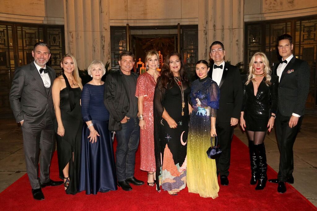 Ken Weber, Britt Harless, Marilyn Sullivan, Kenny Goss, Joyce Goss, Angela Missoni, Nasiba Adilova, Michael Aram, Heidi Dillon and Cameron Silver