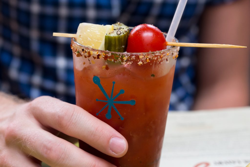 Snooze bloody mary; George Lange photography