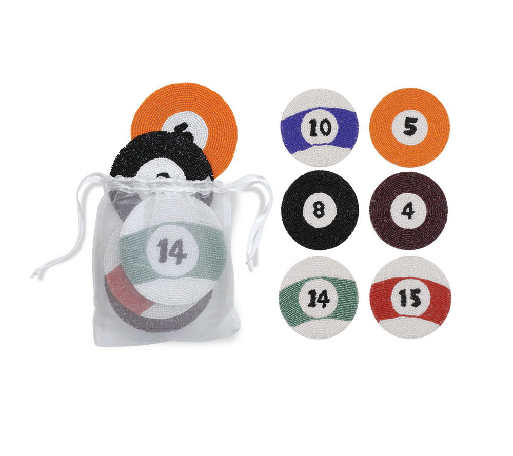 Cue ball coasters