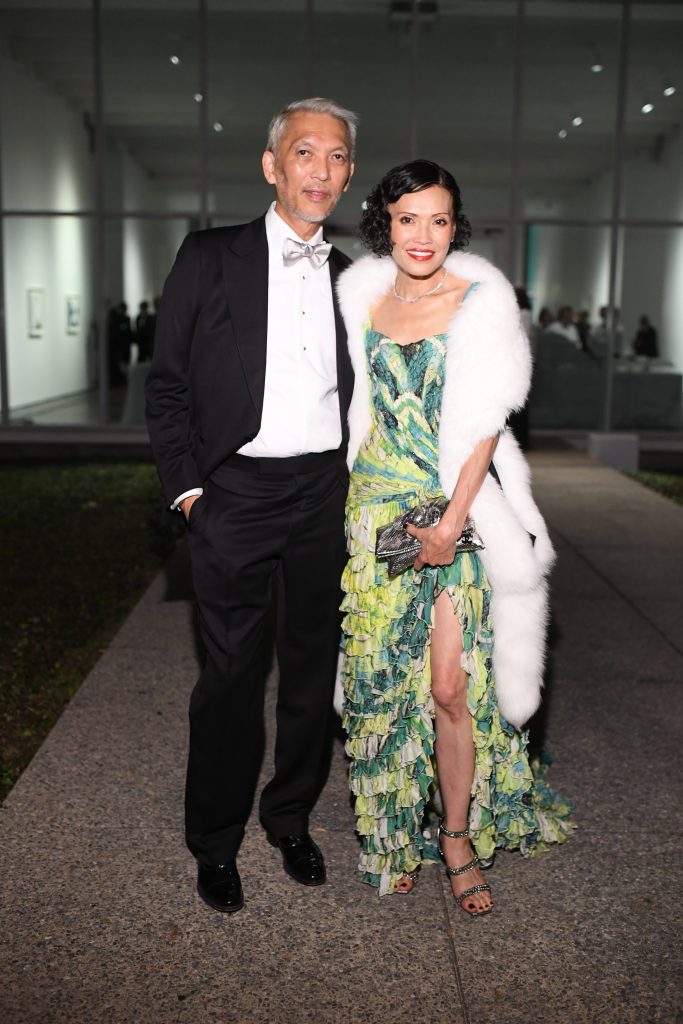 Marc & Duyen Nguyen at the 2017 Menil Collection's Luminous Gala.