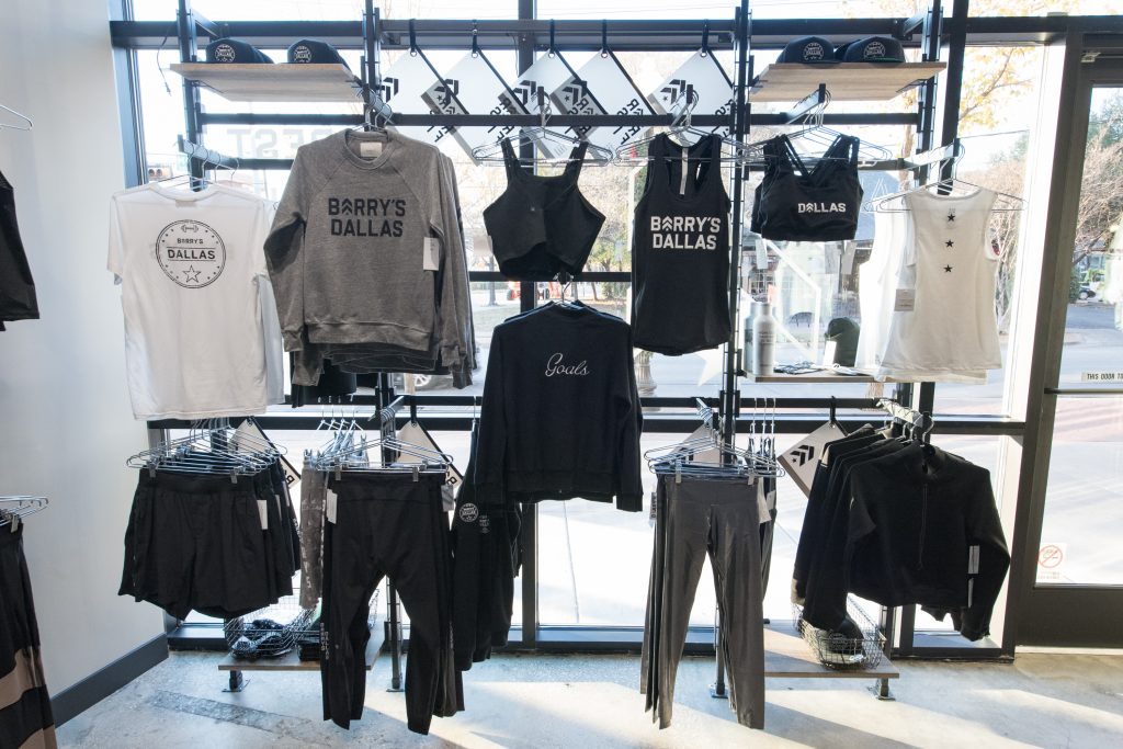 Barry's Bootcamp often does collaborations with popular fitness brands. 
