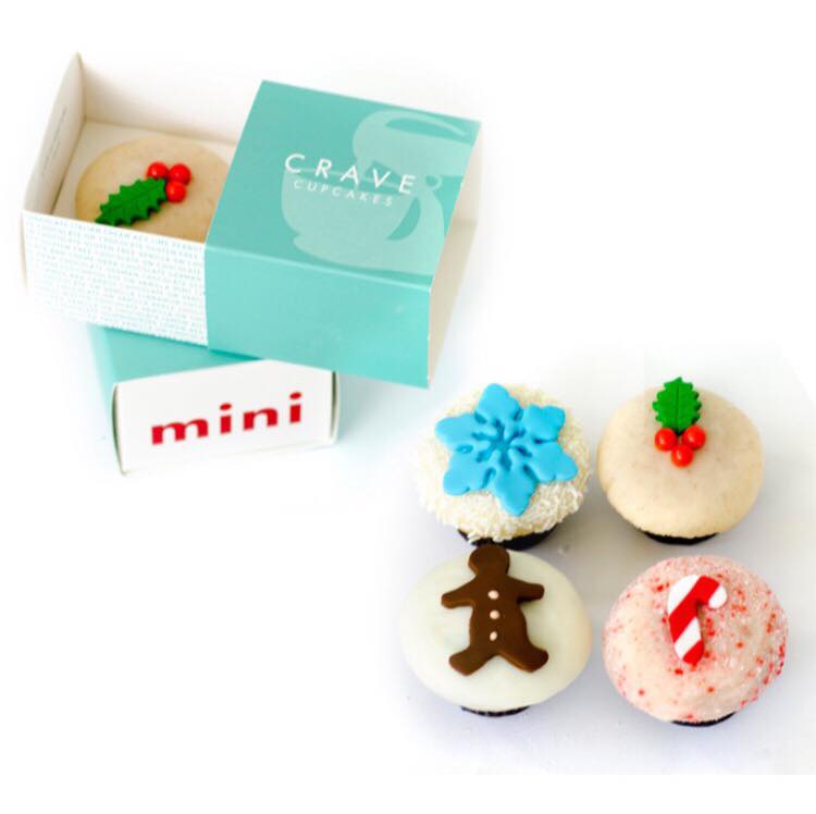 Holiday cheer comes in all sizes at Crave Cupcakes.